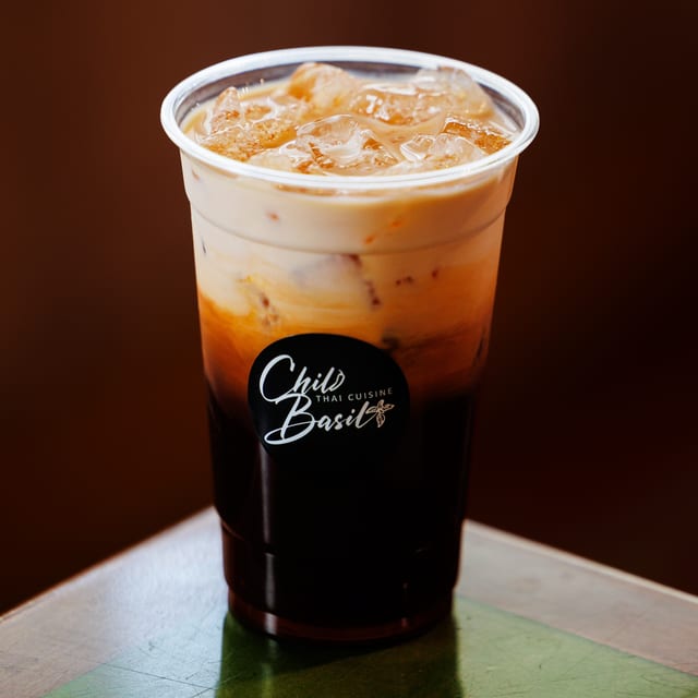 Thai iced tea.
