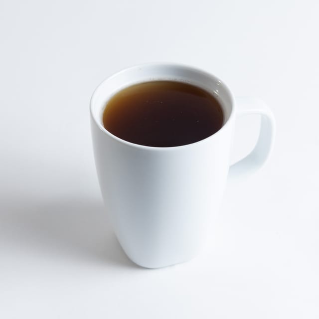Hot coffee.
