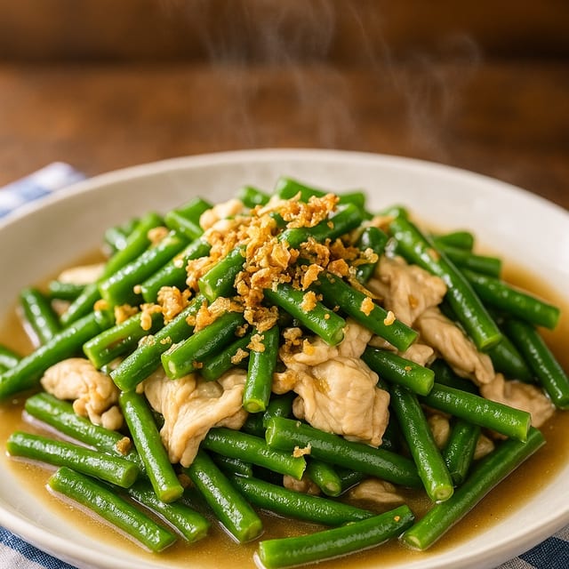 Garlic green bean.