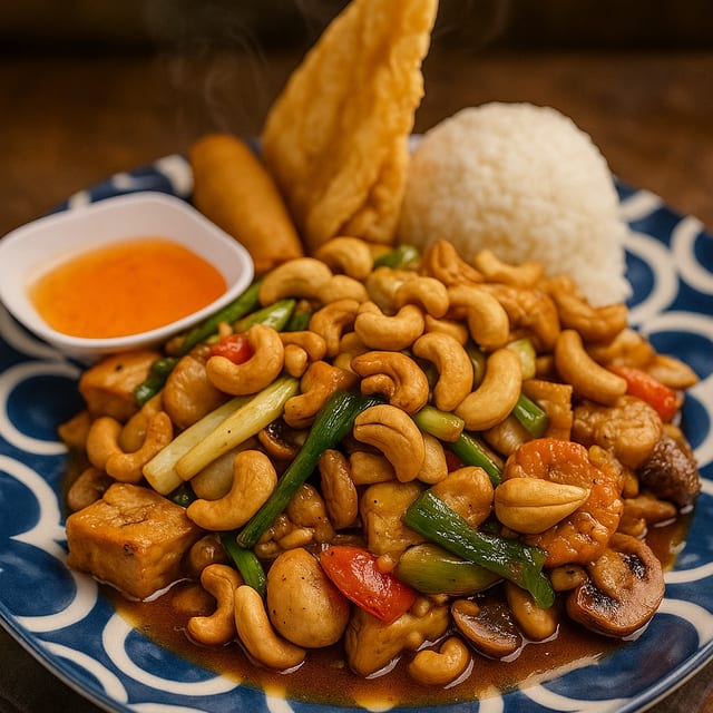 L. Cashew nuts.