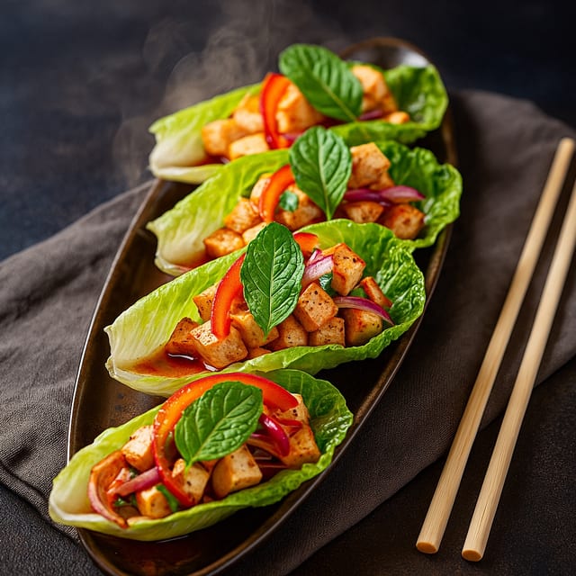 Vg - larb tofu.