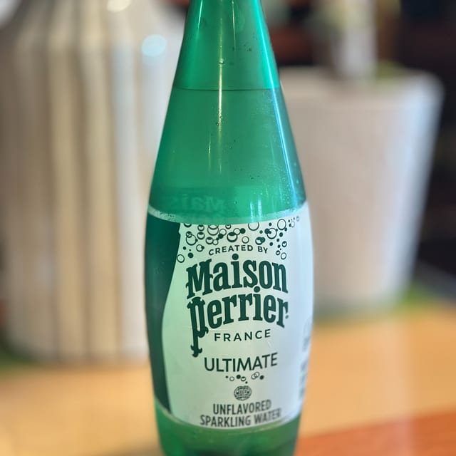 Sparkling water.