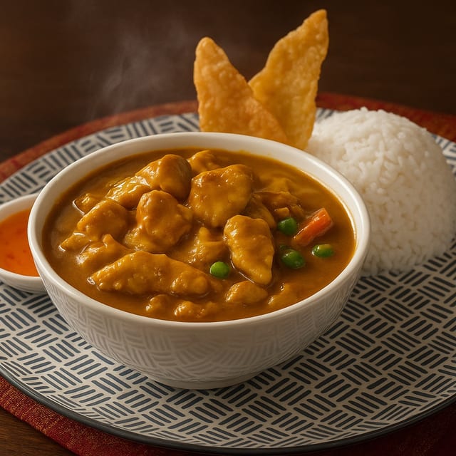 L. Panang curry.
