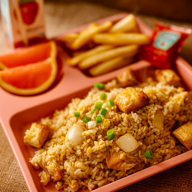 Kid's fried rice.