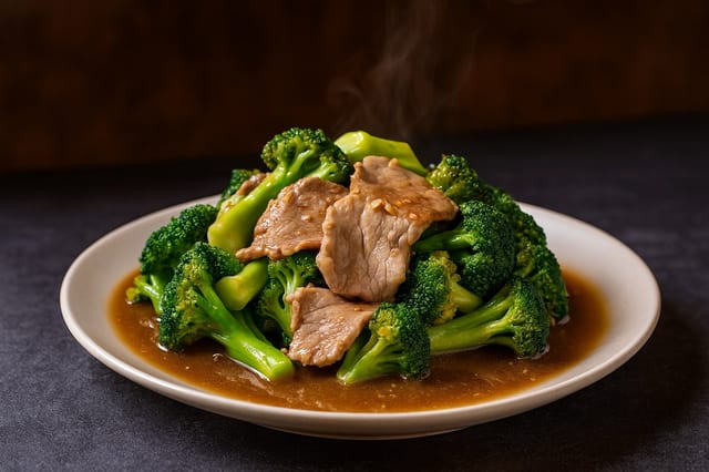 Sc - garlic broccoli.